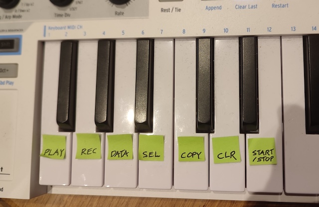 MIDI keys